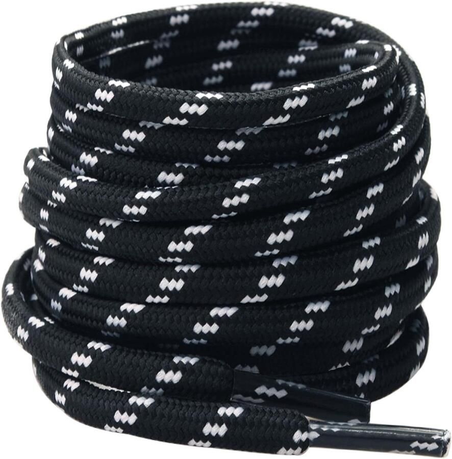 Round Walking Shoelaces Thick for Sneakers Football Boots and Work Shoes