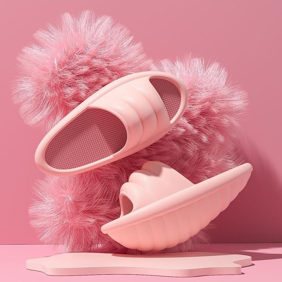 Roze afslankende EVA rockschoenen halfhoge slippers beenafslankende schoenen stretchschoenen indoor fitnessschoenen yogaschoenen één paar