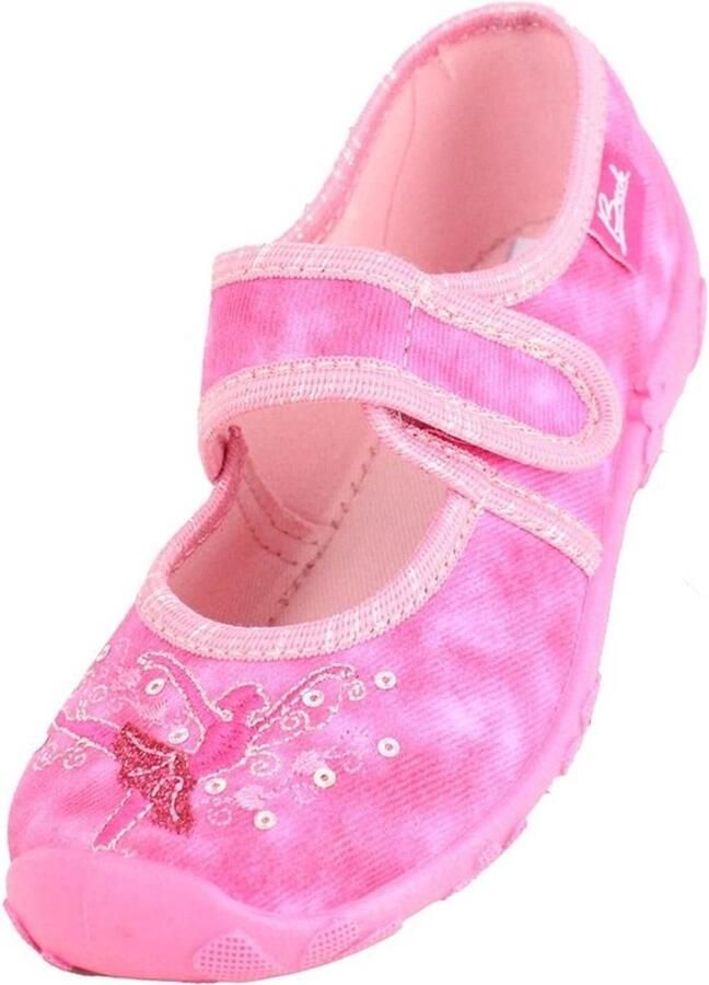 Roze Ballerina Slofjes Meisjes Makkelijk Aan- en Uittrekken Antislip Zool