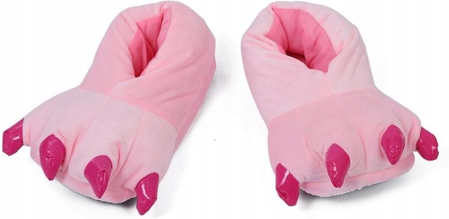 Roze Klauw Pantoffels Grappige Dierenslippers voor Dames