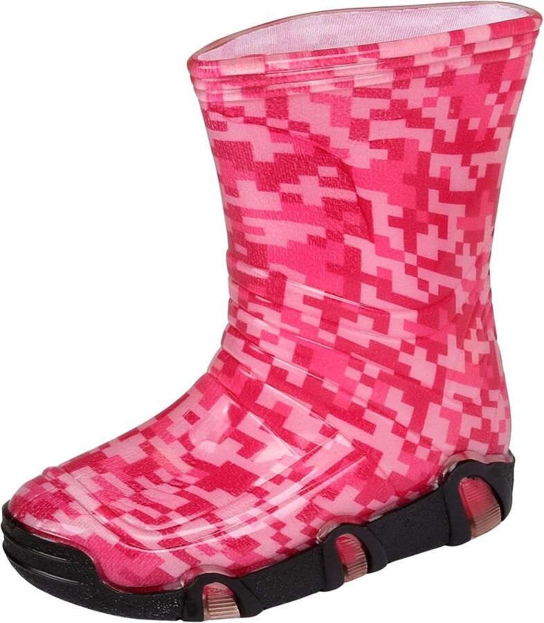 Roze Meisjes Overschoenen met Antislipzool Waterdichte Regenlaarzen