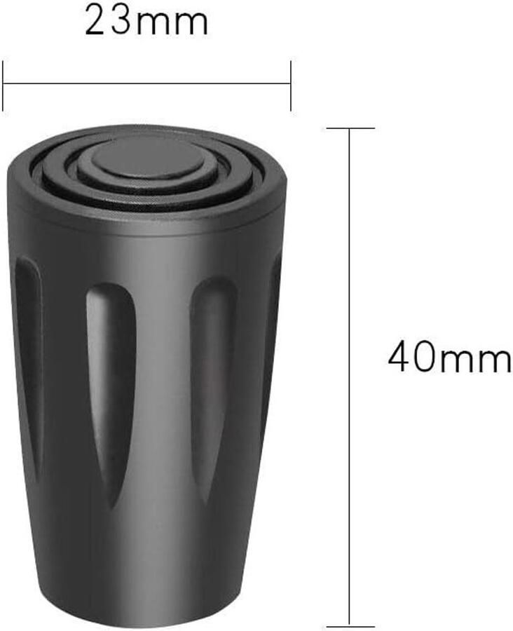 Rubber Buffers voor Wandelschoenen en Trekkingstokken 16 Stuks Duurzaam en Antislip