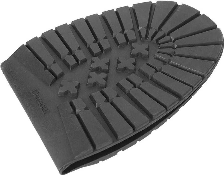 Rubber Soles for Shoe Repair Soles Rubber Mute Shoes Repair Accessories (Forsoles) Boots Non-slip Front Heel (Black Forefoot)
