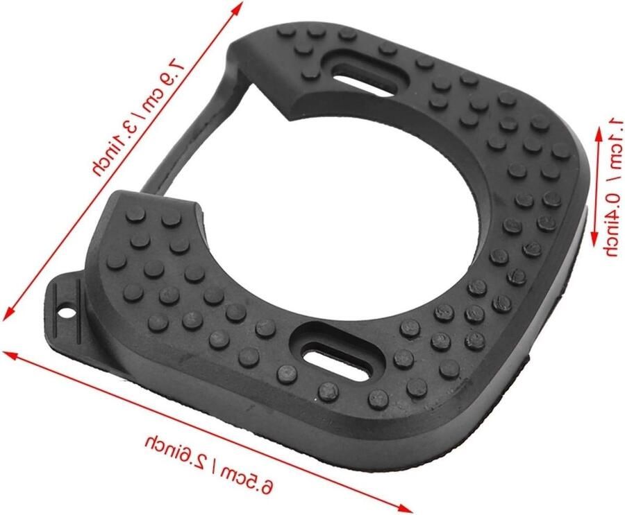 Rubberen Bescherming voor Fietsschoenen met 4 Schroeven Geschikt voor Speedplay Zero en Lichtgewicht Activiteiten