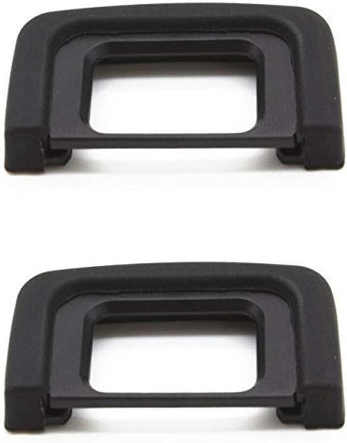 Rubberen oculair DK-25 oogschelp zoeker voor Nikon D3300 D3400 D5300 D5500 digitale spiegelreflexcamera (2 stuks)