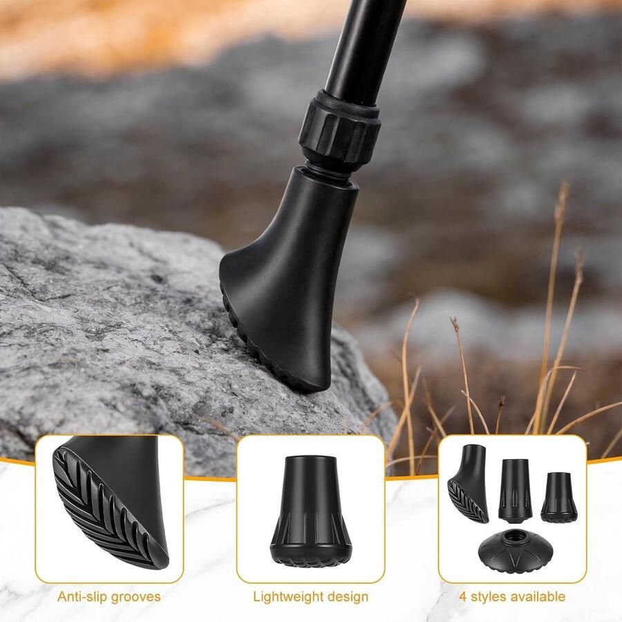 Rubberen Tips voor Wandelschoenen 20 Stuks Antislip Geschikt voor Wandelen Hiking en Bergbeklim