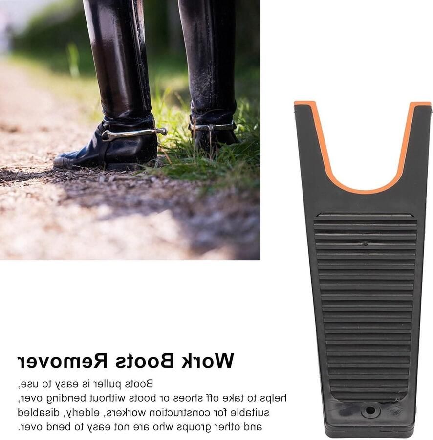 Rubberlaarzen Uittrekhulp met Modderafschraper voor Cow laarzen en Werklaarzen Ideaal voor Buitenactiviteiten en Makkelijk Schoonmaken