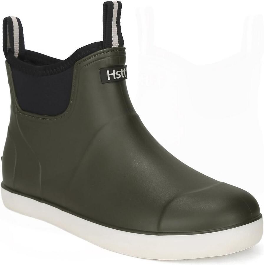 Rubberlaarzen voor heren Antislip en waterdicht comfortabele enkellaarzen voor alle weersomstandigheden