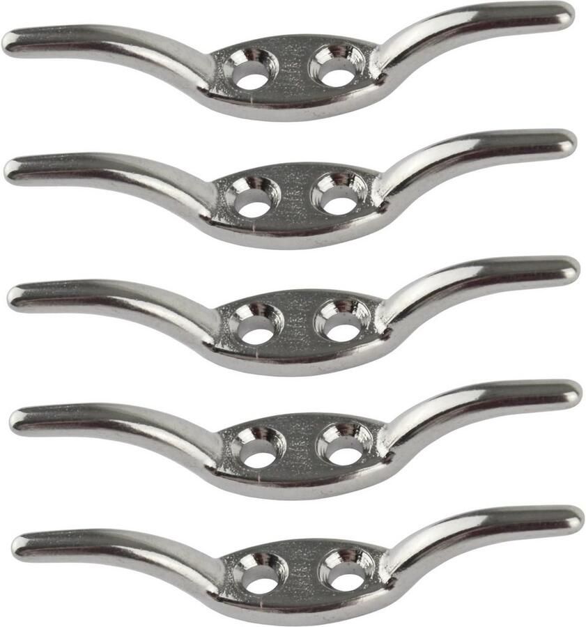 RVS Touwschoen 2-1 2 inch voor Boot en Waslijn 5 Stuks