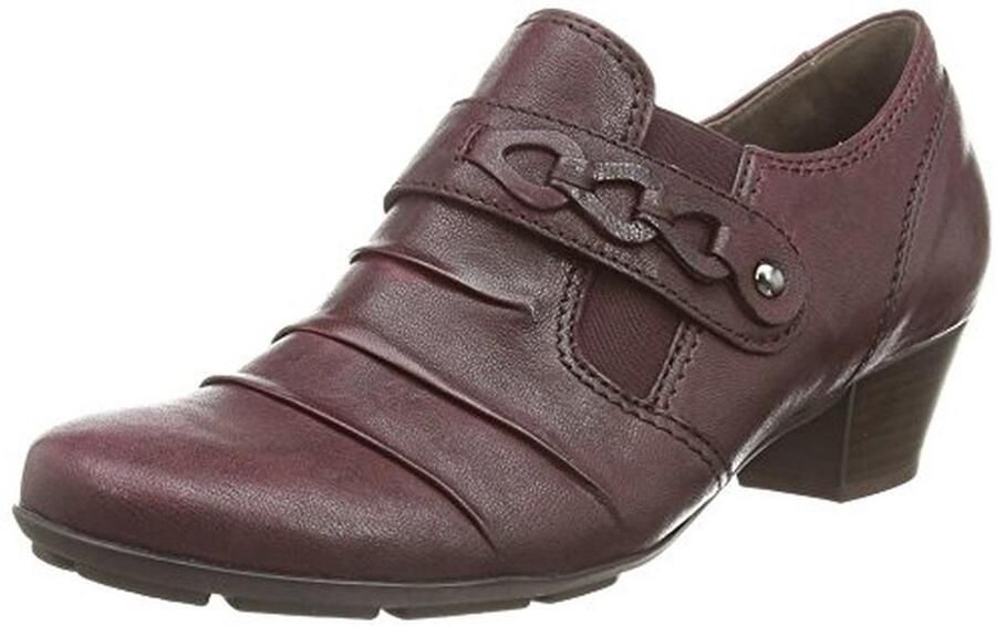 S-vormige laarzen met gematigde hak en ritssluiting