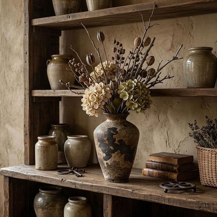 Sabi Keramische Vaas Rustieke Vintage Decoratieve Vaas voor
