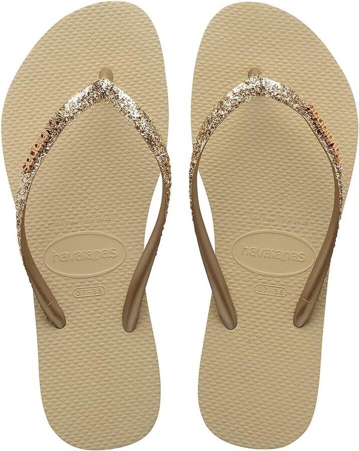 Sandaal met Glitter voor en Rubber Teenslippers