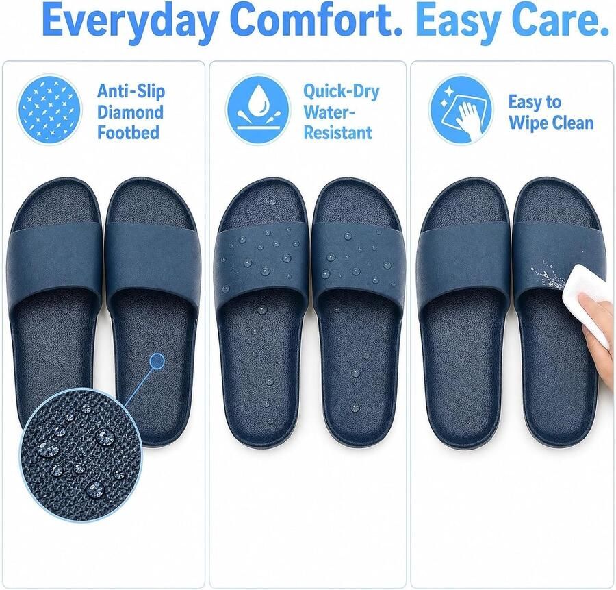 Sandaal voor nen douche slippers dia sandalen open teen badkamer strand indoor huis schoen