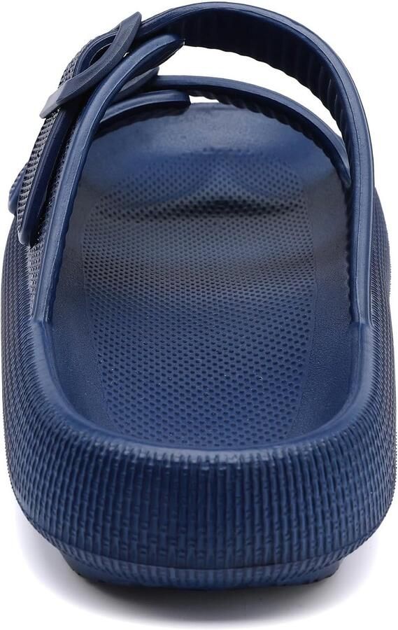 Sandalen Blauw 44 45 EU Antislip Sneldrogende Open Teen met Verstelbare Gespen Voor en