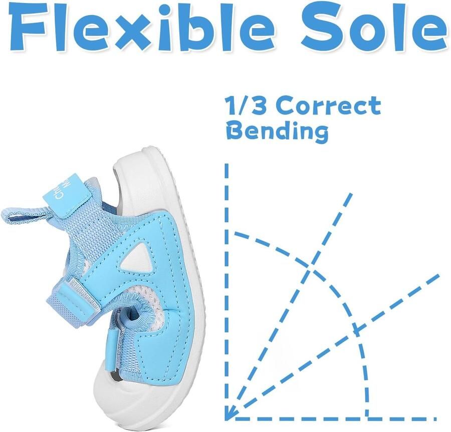 Sandalen comfortabel zomer wandelsandalen gesloten teen babyschoenen strand