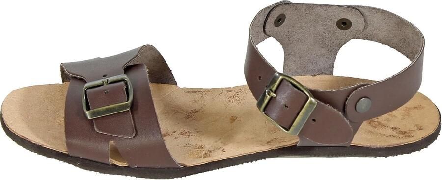 Sandalen I Comfortabele blotevoetsandalen voor & I Hoogwaardige strappy sandalen van echt leer I Tijdloze schoenen met verstelbare bandjes