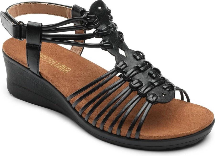 Sandalen lage hak dames Open teen Riempje Enkelriempjessandalen Comfortabele avondschoenen sandalen lage hak dames