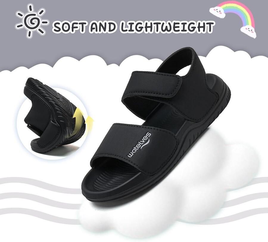 Sandalen 29EU zwart verstelbare band anti-slip zomer strand ShopVlot