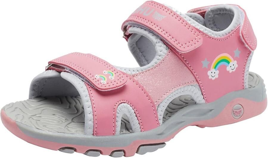 Comfortabele Platte Sandalen voor Meisjes met Verstelbare Riemen