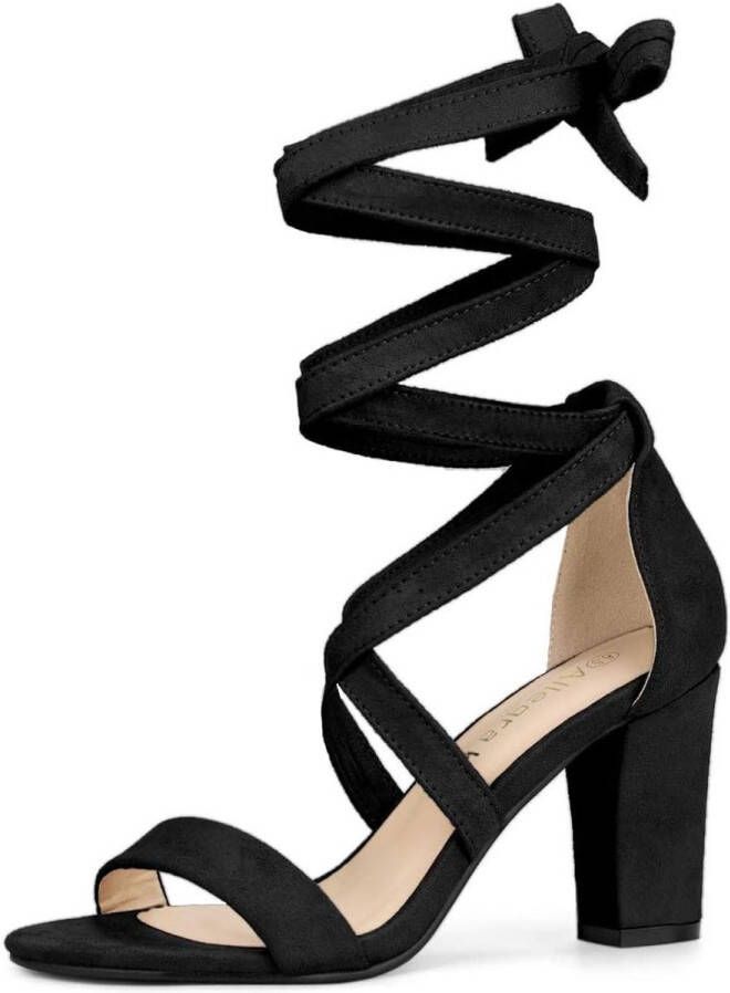Sandalen met blokhakken voor dames Allegra K comfortabel en trendy