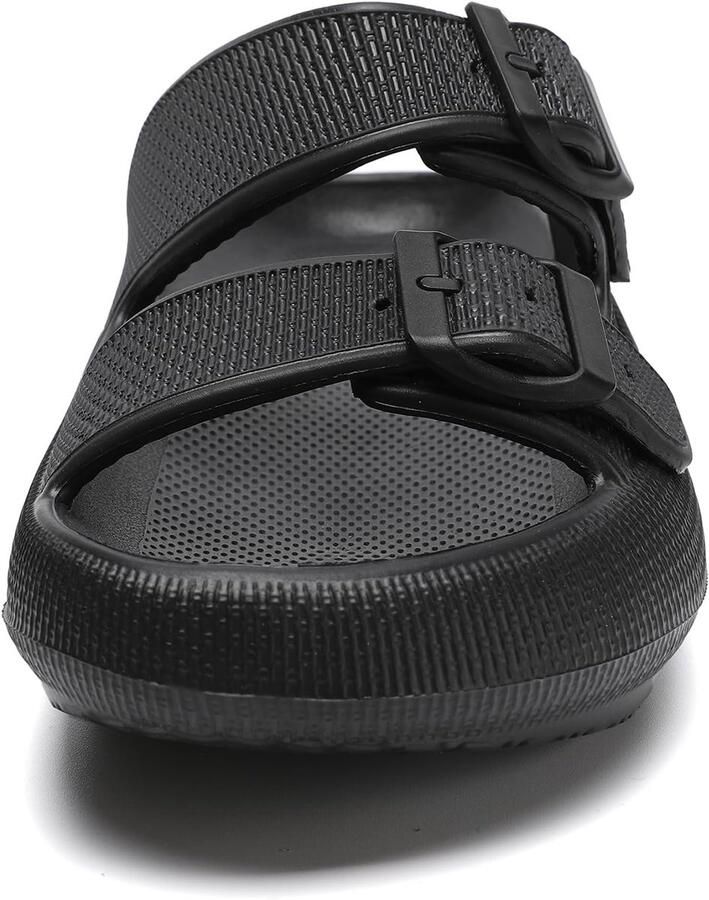 Sandalen met Verstelbare Gespen Douche Badkamer Antislip Sneldrogende Open Teen Super Zachte Comfortabele Dikke Zool Slippers Indoor Outdoor