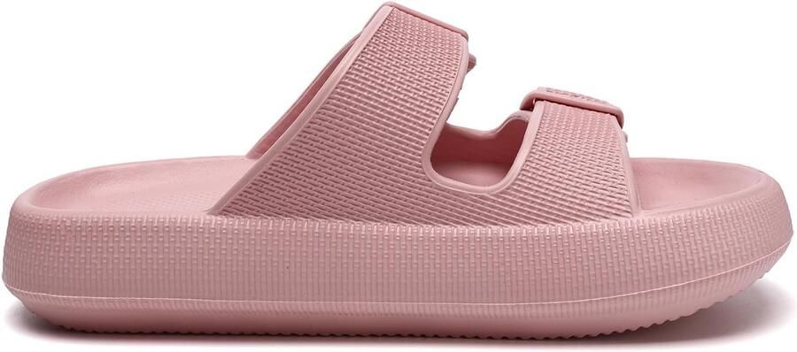 Sandalen met Verstelbare Gespen Douche Badkamer Antislip Sneldrogende Open Teen Super Zachte Comfortabele Dikke Zool Slippers Indoor Outdoor