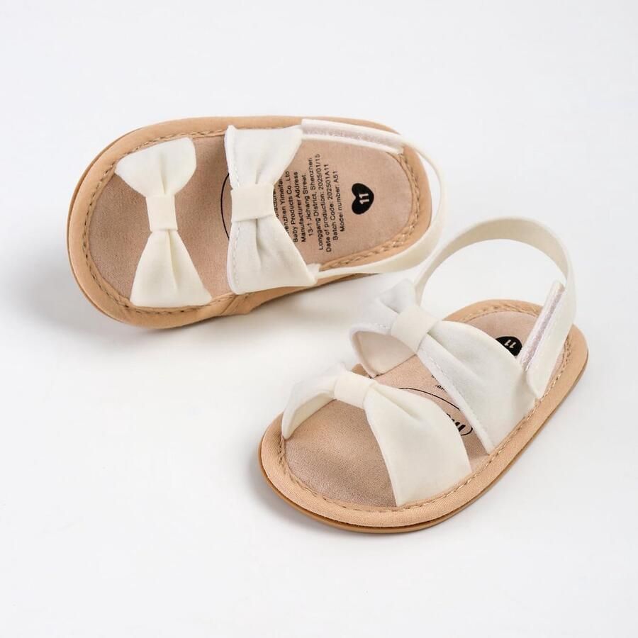 Sandalen PU leer zomer sandalen schoenen eerste wandelaar schoenen pasgeboren casual bowknot schoenen