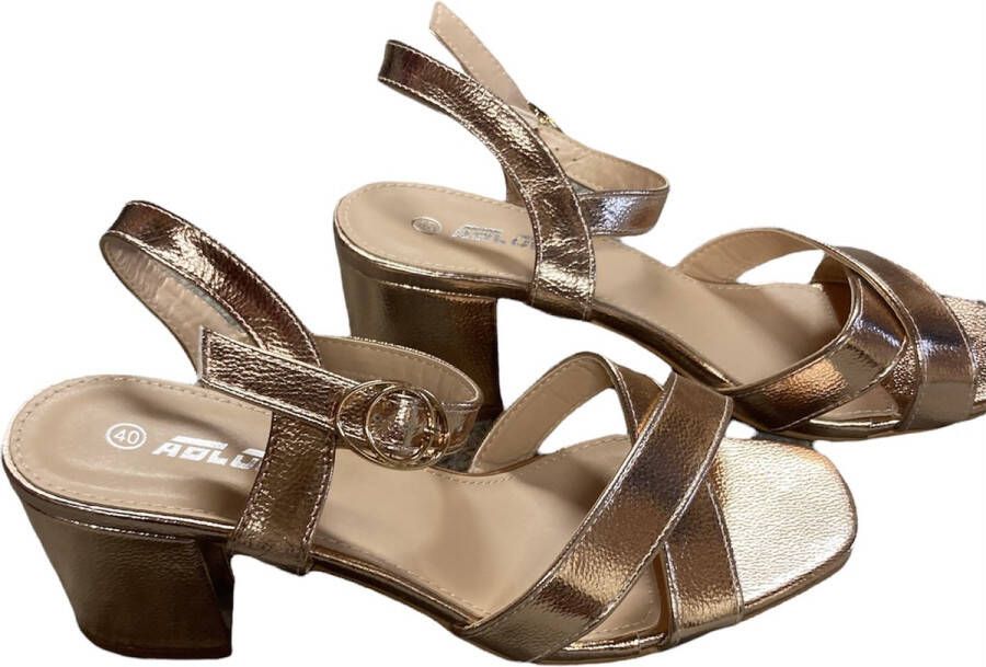 Merkloos Sans marque Sandalen rosé goud