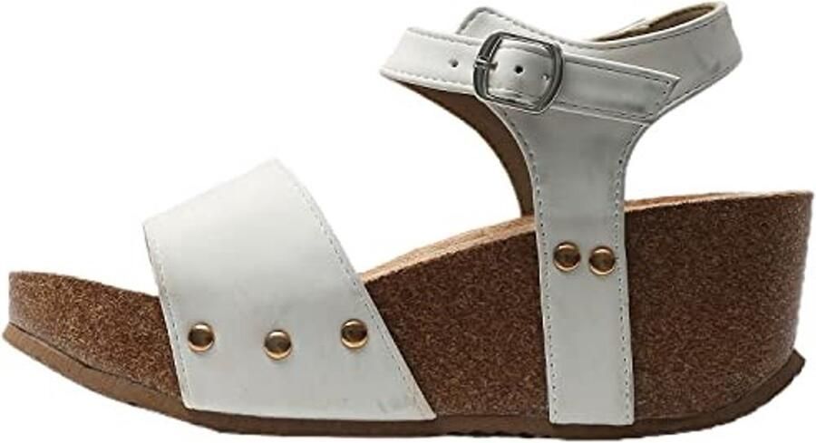 Sandalen voor dames Wedge Hak Waterbestendig Wit - Foto 1