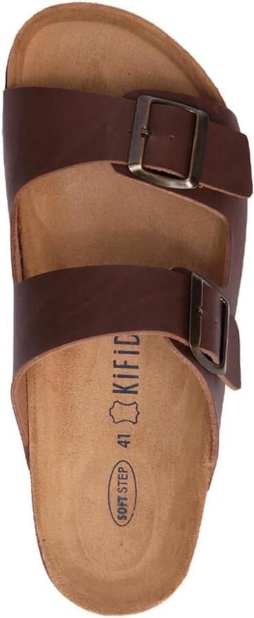 Sandalen voor heren leer comfortabele instappers perfect voor dagelijks gebruik ShopVlot