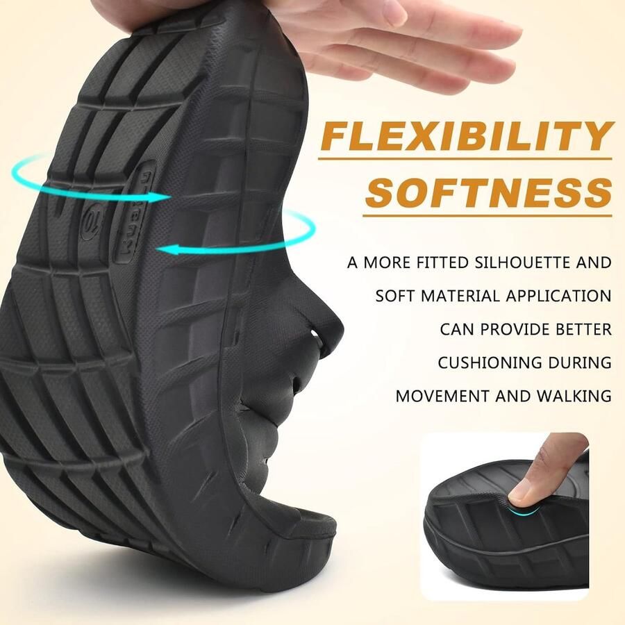 Sandalen voor heren met comfortabele plantaire fasciitis boogondersteuning orthopedische mannen lichte sportslippers vermindert de belasting van voeten gewrichten voor rug