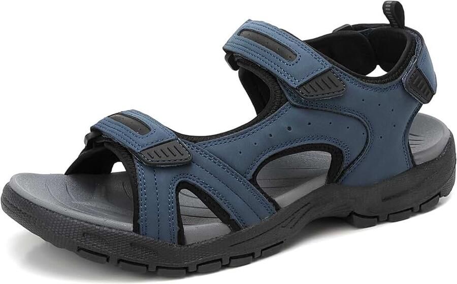 Sandalen voor heren zomer wandelen sport sandalen verstelbare gesp open teen strand schoenen voor outdoor