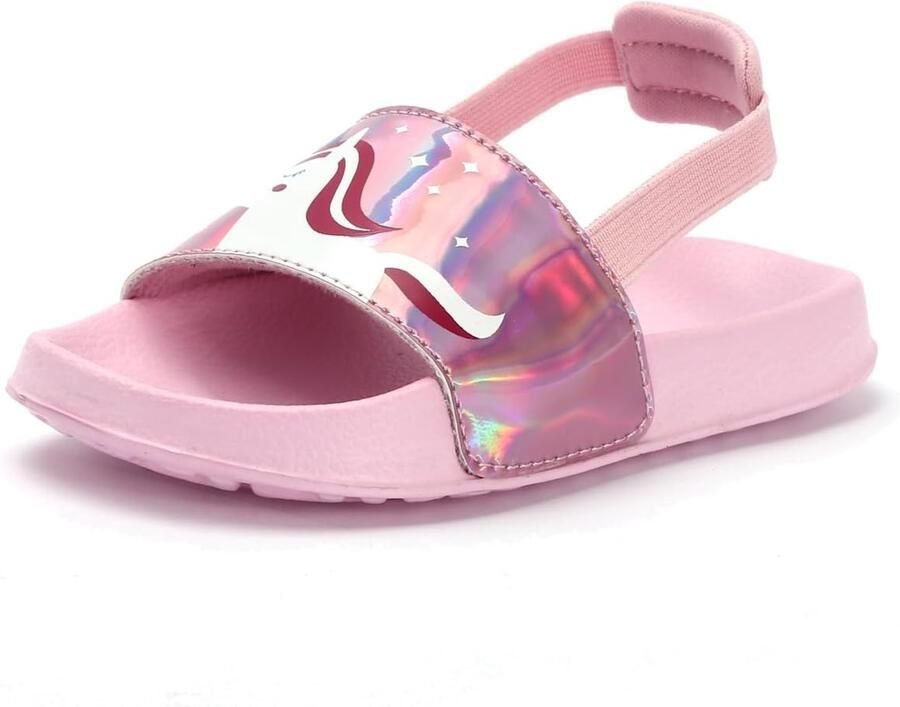 Sandalen voor kinderen meisjes met open kant elastische band zomer lichte strand- en zwembadschoenen