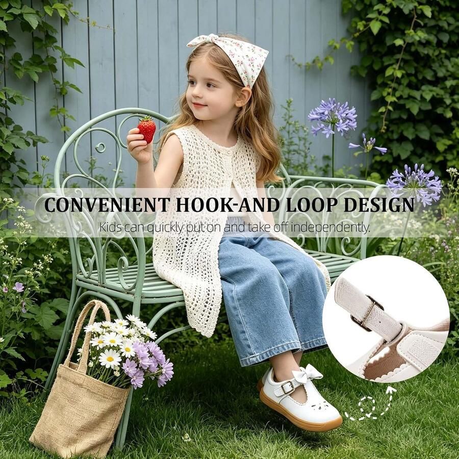 Sandalen voor meisjes kinderen ballerina's plat prinsessenschoenen glanzend met strik voor cosplay feest verjaardag