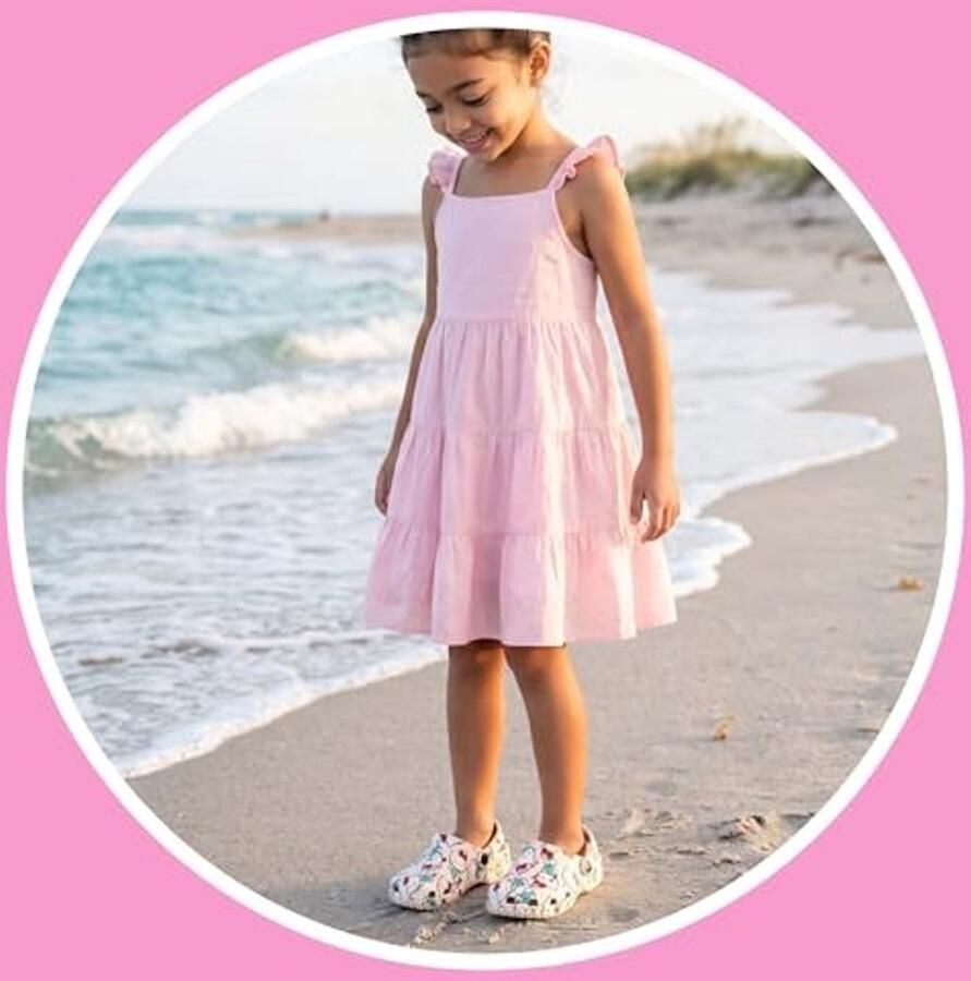 Sandalen voor Meisjes Waterdicht en Straploos Roze
