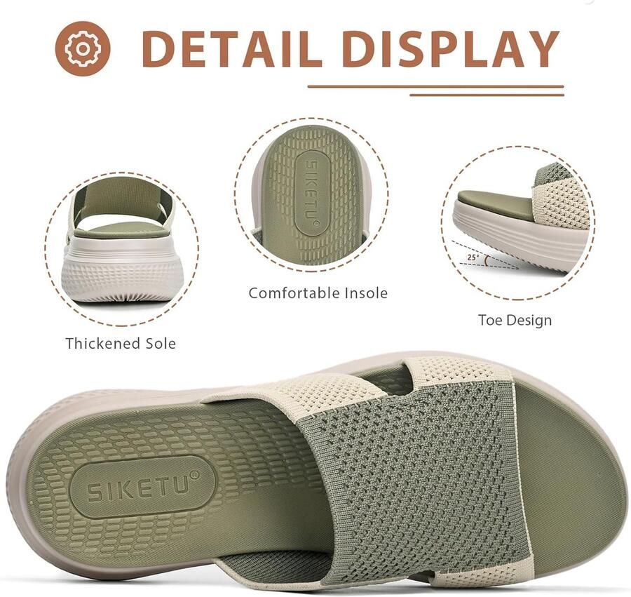Sandalen dames 36-42 comfortabele platte slippers orthopedisch ideaal voor de zomer SnelShoppen