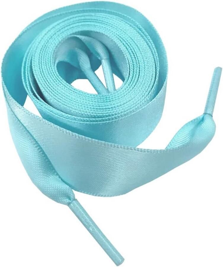 Satijnen Lintveters Breed Platte Schoenveters voor Sneakers en Laarzen