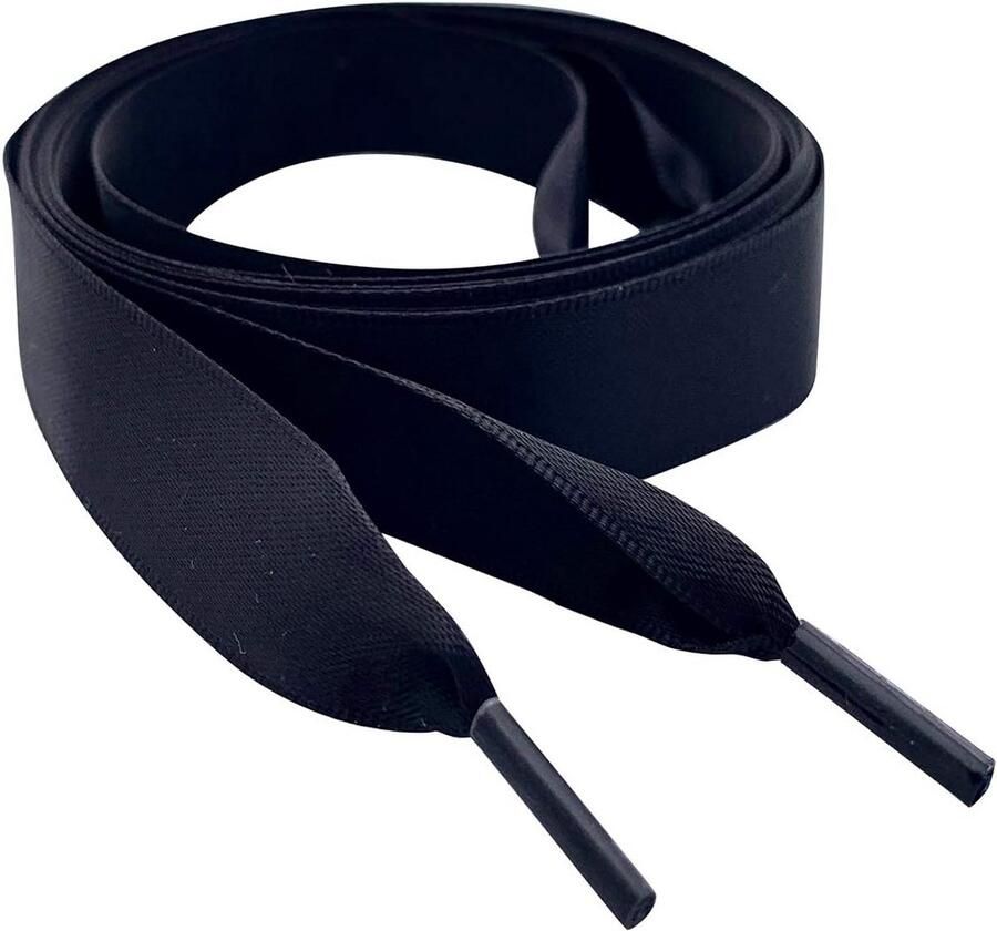 Satijnen Platte Schoen- of Laarsveters met Bedrukte Aglets voor Laarzen