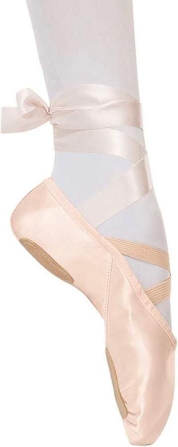 Satin Half Lace Ballet Slippers met Roze Strik voor Kinderen en Volwassenen Comfortabele Dansschoenen voor Ballet en Dansactiviteiten