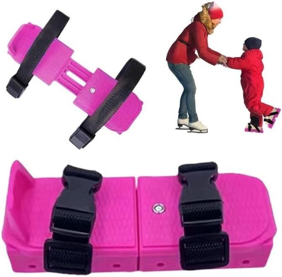 Schaatshulpschoenen voor peuters verstelbaar en stabiliteit garanderen roze skating-accessoires reparatie en sportschoenen