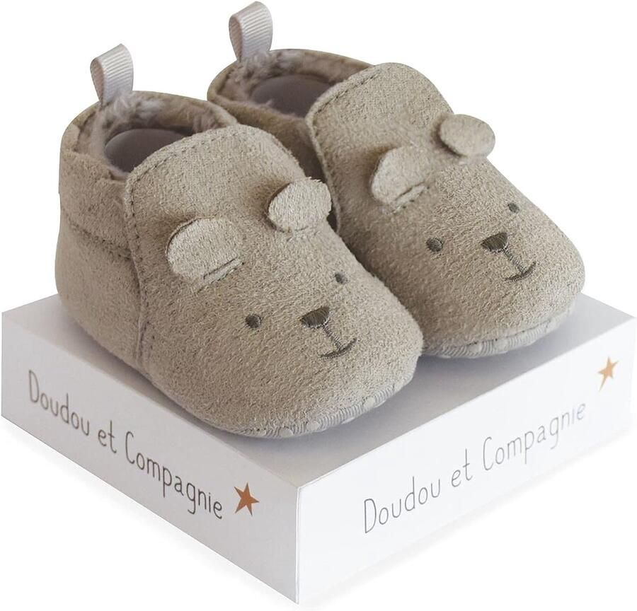 Schattige Baby Slofjes Grijs