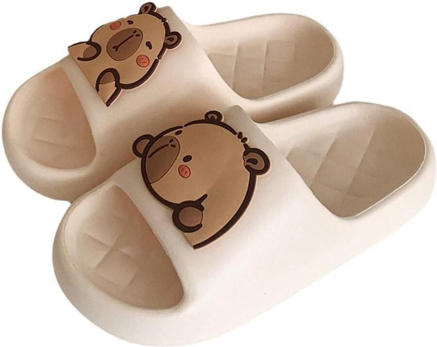 Schattige Capybara Pantoffels Dames Comfortabele Witte EVA Huis Slippers