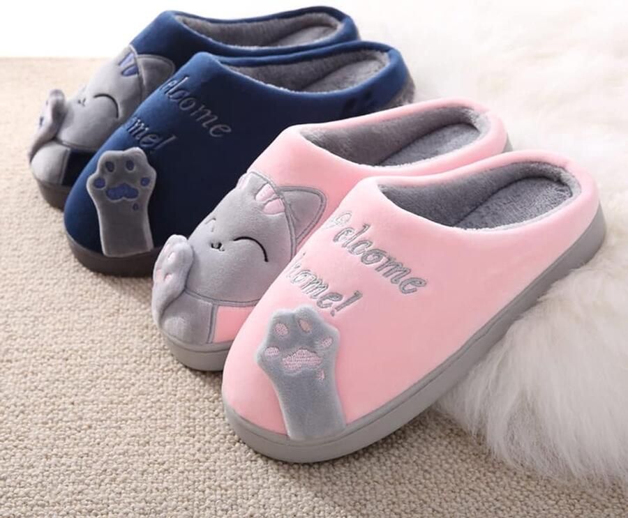 Schattige Kattenpantoffels Binnen Slippers Antislip Schoenen voor en nen