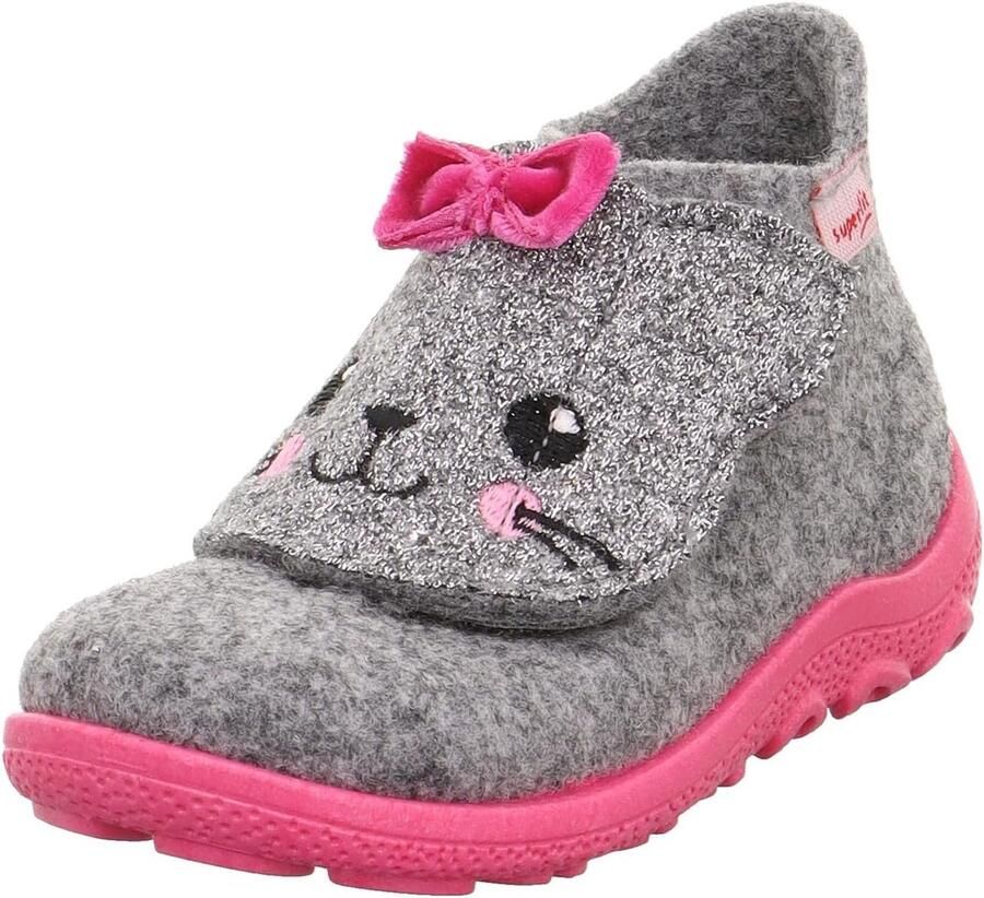 Merkloze Kinderpantoffels Octopus Wolvilt Comfort & Grip