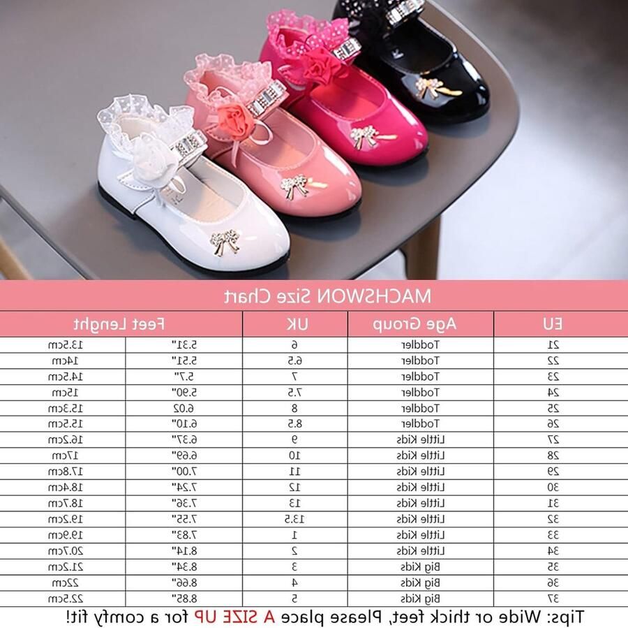 Schattige Meisjes Prinsessen Schoenen Bloemige Mary Jane Ballerina's voor Bruiloft en Feestjes