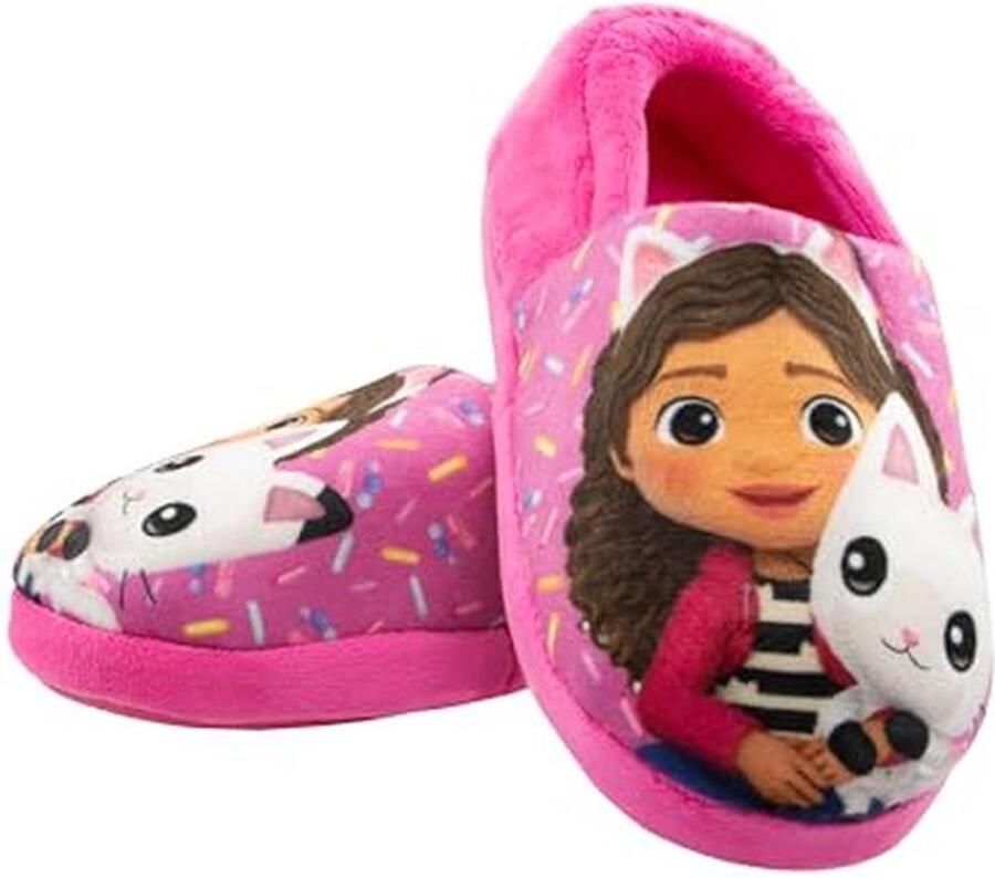 Schattige Meisjes Sloffen met Pandy Paws en Gabby's Poppenhuis Ontwerp