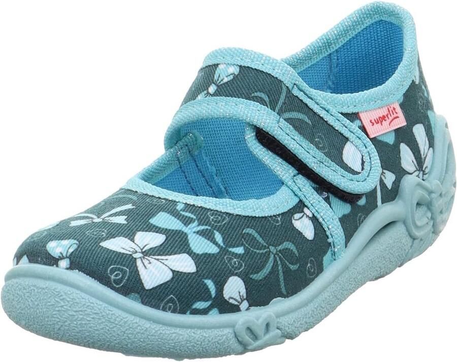 Merkloze Babyslippers met Vlinderdetail Groen