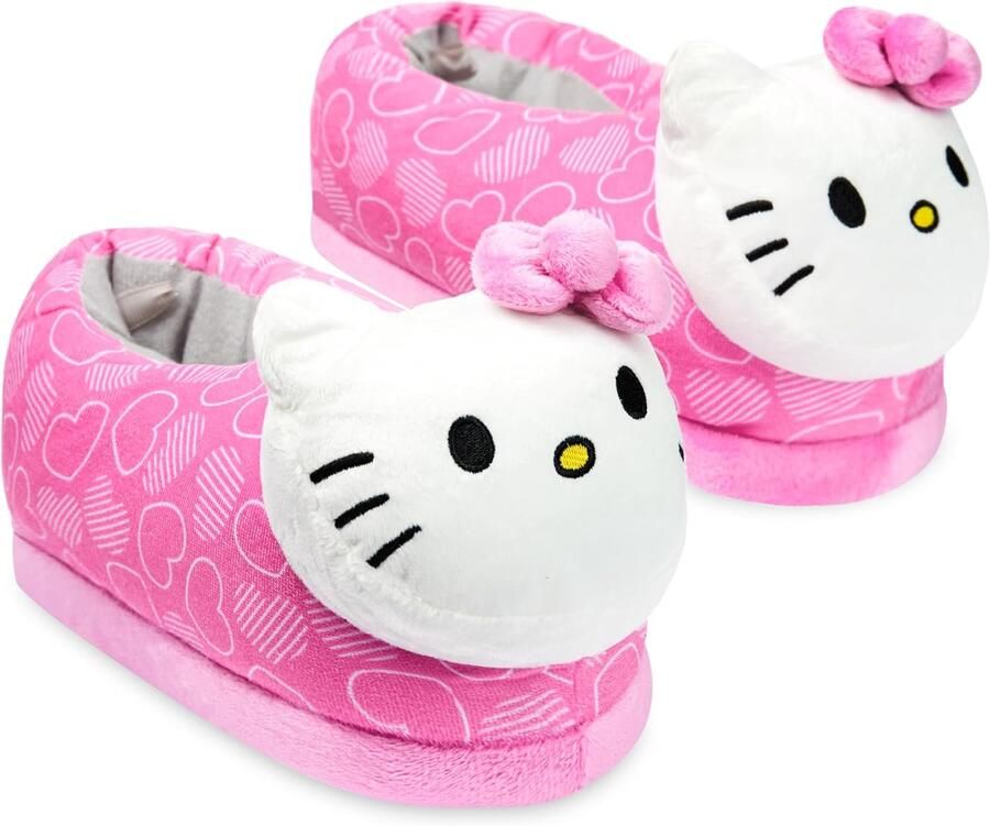 Schattige Pluche Pantoffels Meisjes 3D Cartoon Design Antislip