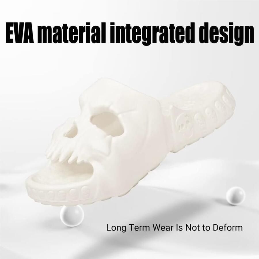 Schedel glijbanen douche slippers voor nen huis sandalen EVA dikke zachte open teen op indoor outdoor strand zwembad