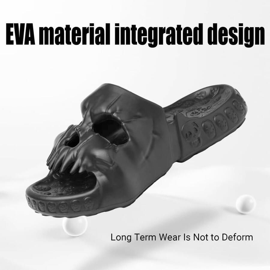 Schedel glijbanen douche slippers voor nen huis sandalen EVA dikke zachte open teen op indoor outdoor strand zwembad